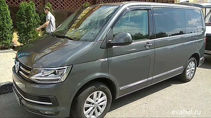 Volkswagen Caravelle T6  коврики из Бельгийского ковролина evabel.ru