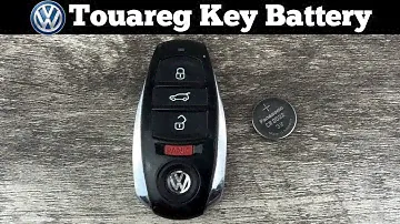 How To Replace Volkswagen Touareg Remote Key Fob Battery 2011 - 2017 Replacement VW Fob Batteries