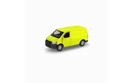 Машинка WELLY VOLKSWAGEN TRANSPORTER T6 VAN Желтый / модель машины 1:38 с пружинным механизмом