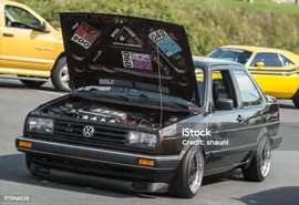 Volkswagen Mk2 Jetta Coupe — стоковые фотографии и другие картинки 1980-1989 - 1980-1989, Volkswagen, Volkswagen Jetta