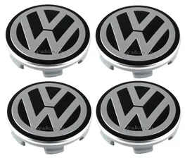 Колпачки на диски Volkswagen (60/54/12) черные SC/AV