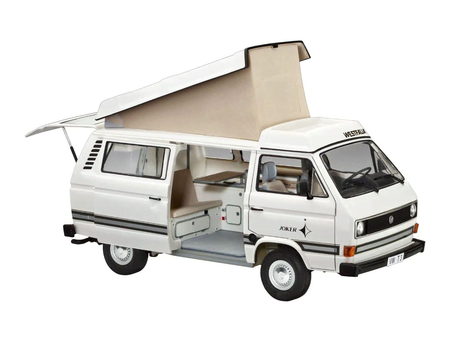 Сборная модель Минивэн Volkswagen T3 «Camper», масштаб 1:25 - 67344-0