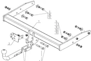 Фаркоп AVTOS VW 36 для VOLKSWAGEN T-5 / T-6