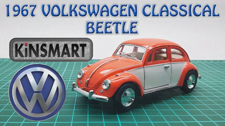 Kinsmart 1967 Volkswagen Classical Beetle Color Door Miniatur Diecast Mobil VW Kodok Volkswagen