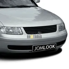 Решетка радиатора без значка JOM Volkswagen Passat B5 (3B) (1996-2000) черная (ABS пластик), 3B0853653OE