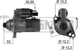 Стартер Era OEM для Volkswagen Caddy III 2004-2010. Артикул 220449