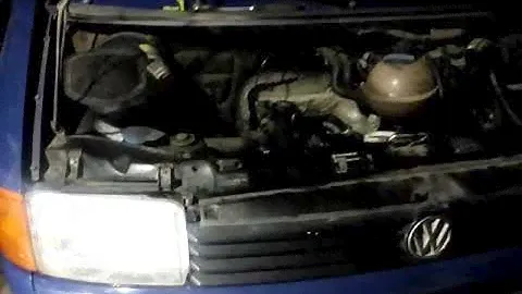 Снимаем переднюю решетку и радиатор на WV Т4. 1.9 ТД. (Как снять)