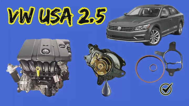 VW USA 2.5 (Jetta, Passat) заміна прокладок вакуумного насосу.