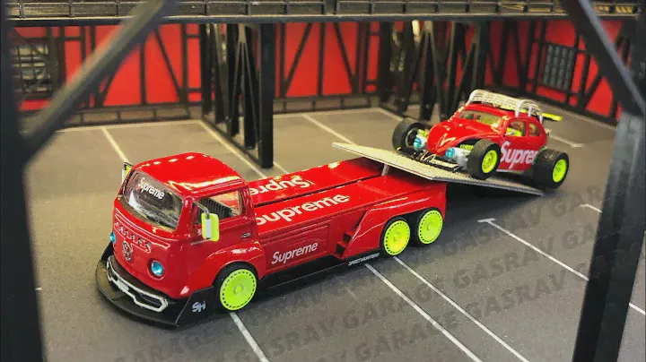 Volkswagen T2 Pickup Transporter Custom Hotwheels