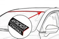 Универсальный антискол лобового стекла Стрелка11 Volkswagen Vento A3 седан дорестайлинг (1992-1995)