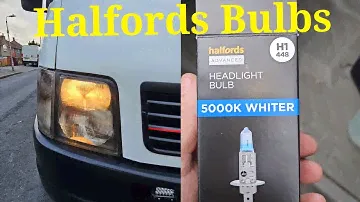 Halfords Headlamps trial How to fit headlight bulbs in volkswagen lt35 lt32 lt28 lt46