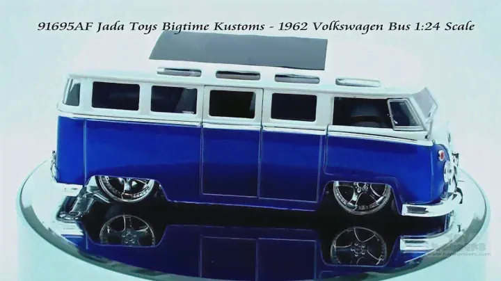 91695AF Jada Toys Bigtime Kustoms 1962 Volkswagen Bus 124 Scale Diecast Wholesale
