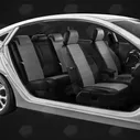 Чехлы для сидений экокожа Volkswagen Polo с 2010-2019 седан темно-серый VW28-0101-EC02