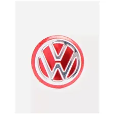 Эмблема Volkswagen на ключ зажигания, красный, 14 мм