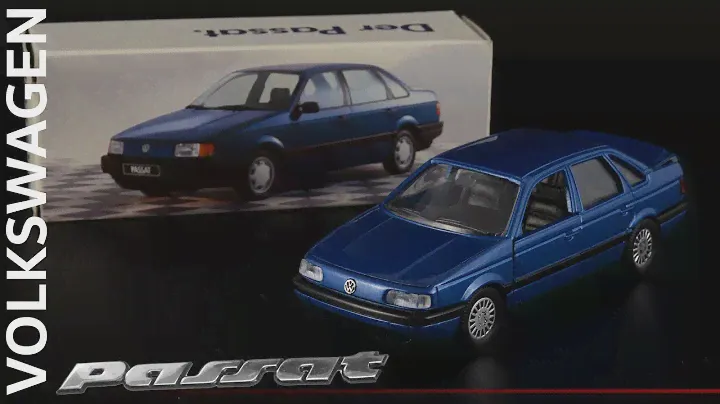 Иномарка: Volkswagen Passat B3 1988 // Schabak // Масштабные модели автомобилей нашего двора 1:43