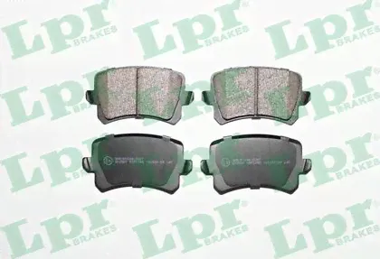 Тормозные колодки LPR задние для Volkswagen Tiguan I 2007-2018. Артикул 05P1390-0