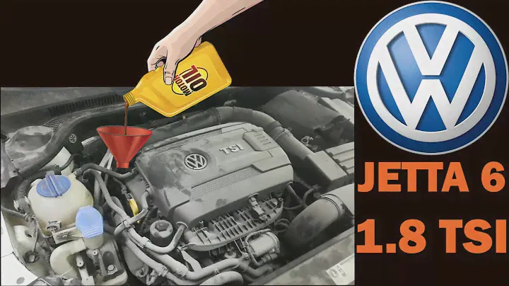 Замена масла в двигателе, VW Jetta 6, 1.8TSI