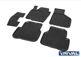 Коврики салона, RIVAL, для Volkswagen Passat B7 2010-2015