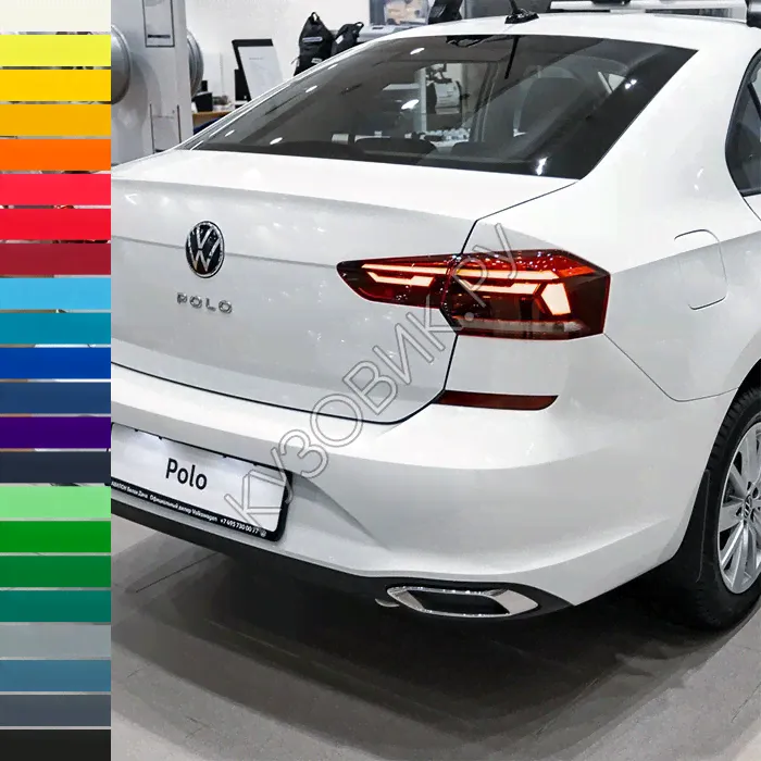 Бампер задний в цвет кузова Volkswagen Polo 6 (2020-)-0