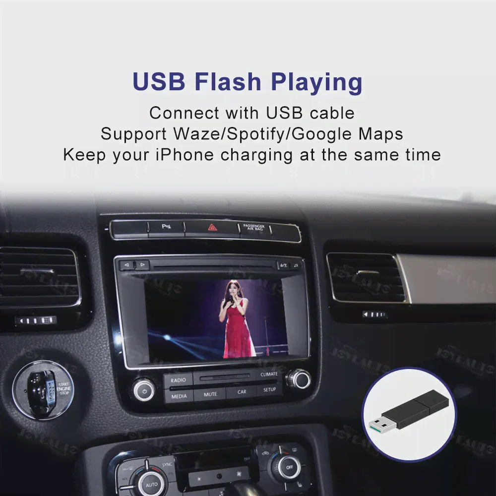 Apple CarPlay беспроводной, для Volkswagen Touareg 2010-2017, 6,57 дюймов, Android, оригинальное обновление автомобиля, неразрушающая установка (art.: 3920b409f5a60)-4