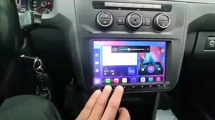 VW CADDY магнитола UNISON 3/32Gb 8 Ядер . Как установлена, Как работает
