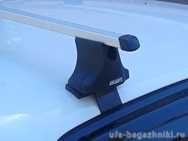 Багажник на крышу Volkswagen Golf 6, Атлант, прямоугольные дуги