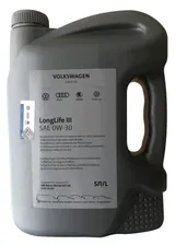 Volkswagen longlife III 0w-30 5 л