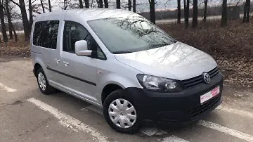 Volkswagen Caddy 2.0 с заводской метановой установкой, осмотр авто импортированного из Германии.