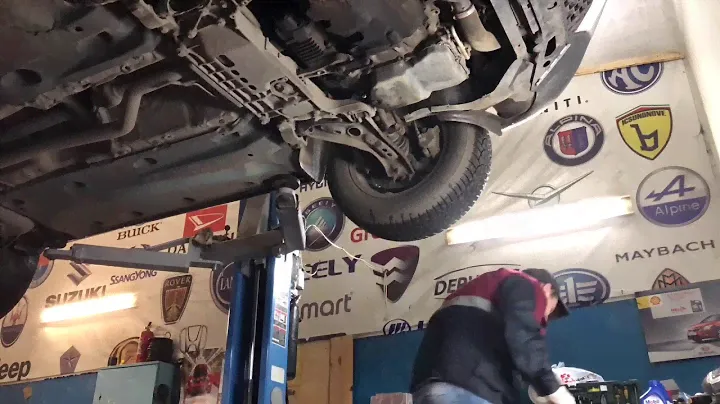 Замена масло в автомате VW Tiguan 2.0 TDI за 45 секунд