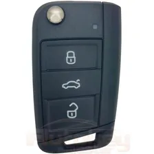 Выкидной ключ Фольксваген Тигуан, Тоуран, Крафтер (Volkswagen Tiguan, Touran, Crafter) | 2015- | 5G6959752Q | Megamos AES | 433MHz Европа | 3 кнопки | Оригинал