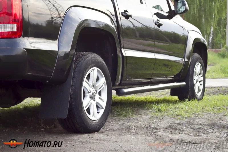 Брызговики для Volkswagen Amarok 2010+ | шагрень-3