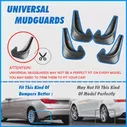 Комплект Универсальных Брызговиков Брызговики Для Volkswagen Up Gol Fox Polo Vento Golf Jetta Passat Touran Atlas VW