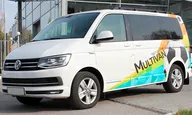 Рейлинги APS (Volkswagen T5/T6 (длинная база) Minivan 2003-->) Цвет: (Черный матовый) | 1214-БП-02