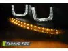 Фары передние Dynamic Turn LED Black на Volkswagen Polo 6R