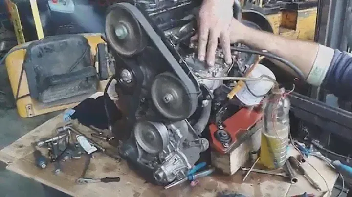 Motor VW Golf 1.9 SDI pornire (Start Engine)