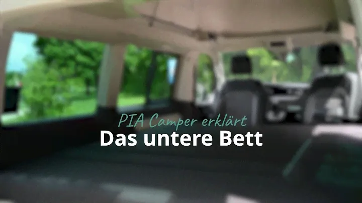 PIA Camper Erklärt - VW California Beach Bett aufbauen