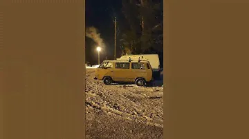 Volkswagen t3 caravelle DIY campervan. #vanlife #russia #oldvan #parking #вэнлайф #россия