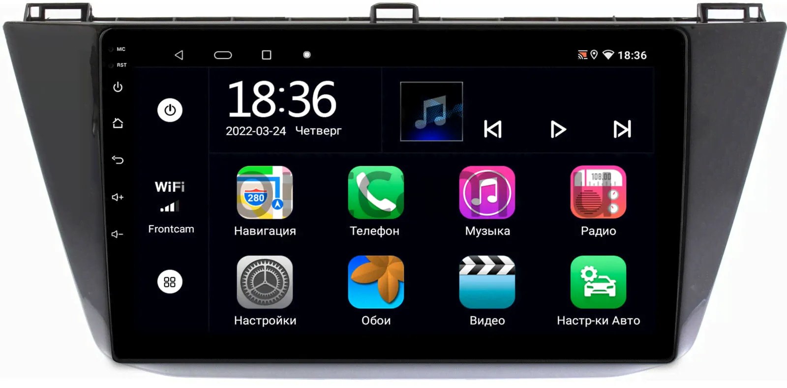 Штатная магнитола Volkswagen Tiguan 2 (2016-2023) OEM MT10-1122 2/32 Android 10 CarPlay-0