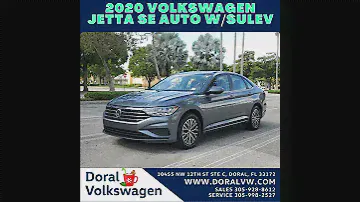 2020 Volkswagen Jetta SE Auto w/ SULEV.