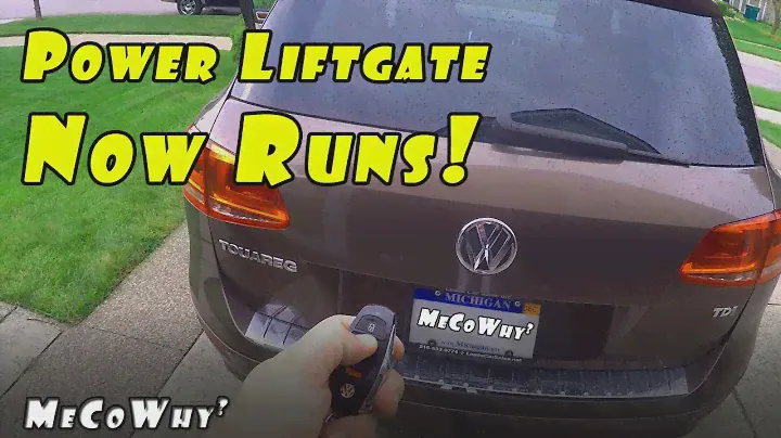 Я починил багажник с электроприводом задней двери на своем VW Touareg TDI.
