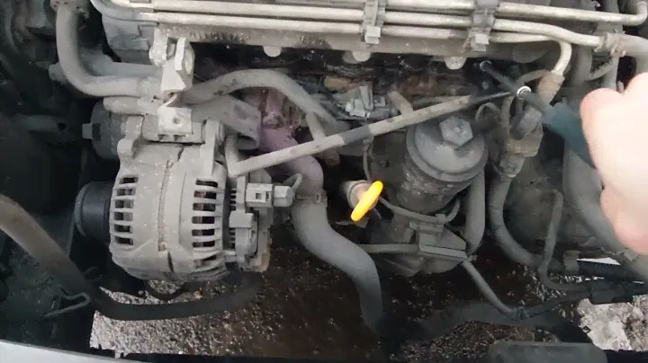 ЗАМЕНА СВЕЧЕЙ НАКАЛА В VW CADDY 2.0 SDI
