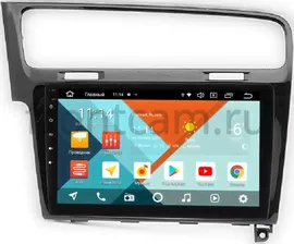 Штатная магнитола Volkswagen Golf 7 2012-2020 Wide Media KS10-469QR-3/32 DSP CarPlay 4G-SIM на Android 10 (API 29)