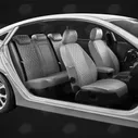 Чехлы для сидений экокожа Volkswagen Polo с 2010-2019 седан светло-серый VW28-0101-EC23