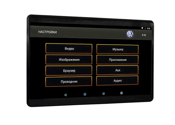 12,5" для Volkswagen Original Design навесной Dual Zone Android Game монитор на подголовник