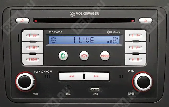 Магнитола Volkswagen RMT 100 2din 6Q0051228