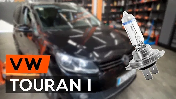 Как заменить лампу фары головного света на VW TOURAN 1 (1T3) [ВИДЕОУРОК AUTODOC]