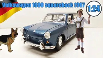 Volkswagen 1600 squareback 1967 1:24 Легендарные НЕМЕЦКИЕ автомобили
