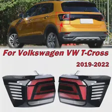 Для Volkswagen VW T-Cross 2019 2020 2021 2022 Задний фонарь Задний тормоз Поворотник Корпус фары заднего хода Задний фонарь В сборе