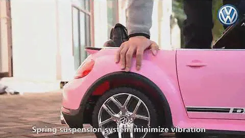 Uenjoy Volkswagen Beetle 12V Kids Electric Ride on Cars Battery Powered Motorized Vehicles