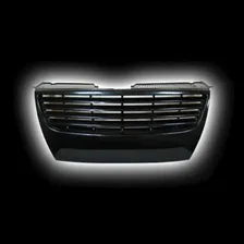 Решетка радиатора без логотипа, черная, Volkswagen Passat B6 2005-2010